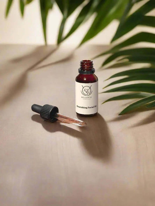 Nourishing facial oil with 11 organic oils for hydrated, glowing skin