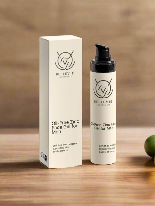 Belle Vie Oil-Free Face Gel for Men 50ml – lightweight, non-greasy gel for smooth, hydrated skin
