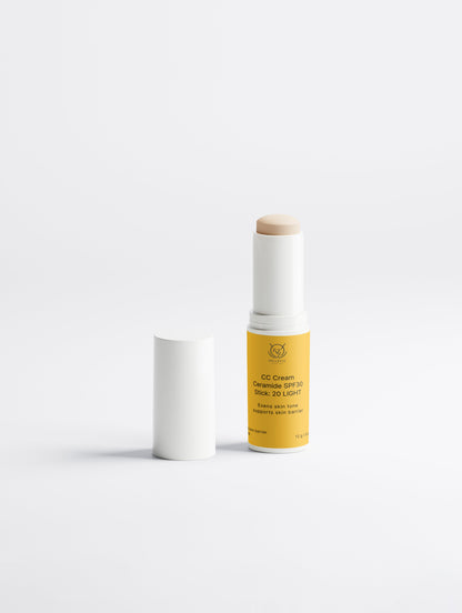 Stick CC Crème Céramide – CC Crème Teintée Correctrice avec SPF30 | Teinte 20 Claire