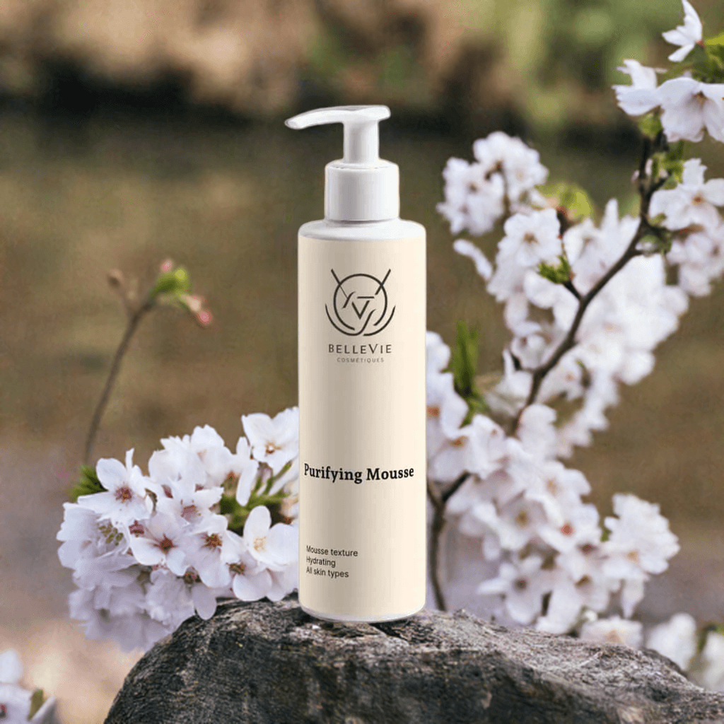 Purifying Mousse 190ml for oily skin – cleanses without stripping, balances oil, hydrates with aloe vera, suitable for sensitive skin