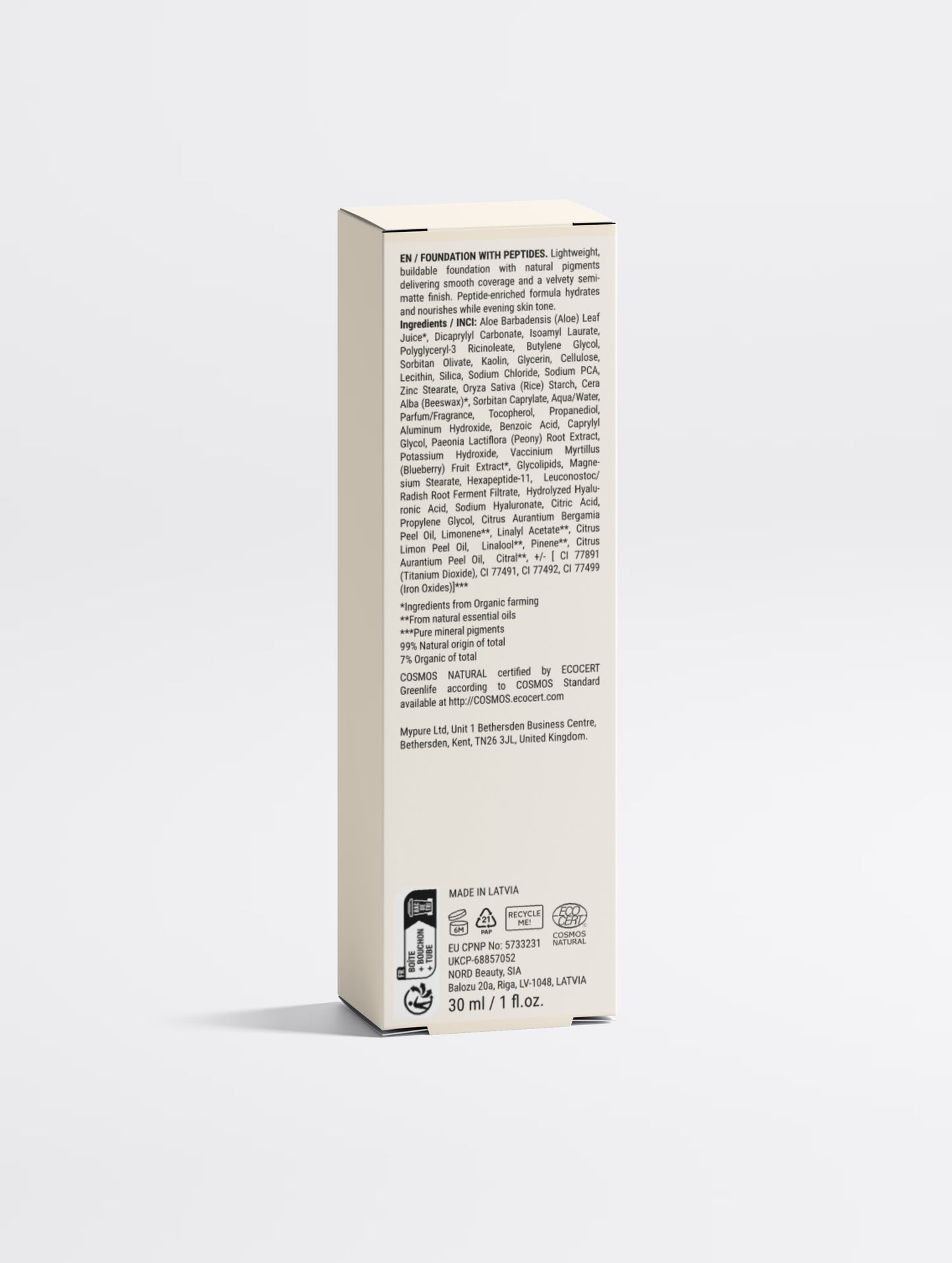 Peptide Skin-Perfecting Foundation - 15 Light Cool | Light Skin, Cool Undertone