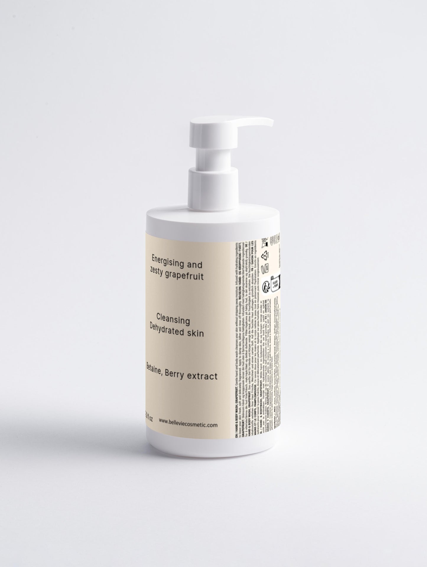 Gel de Mãos e Corpo, Toranja 400ml – Limpeza Diária Refrescante para Pele Suave e Energizada