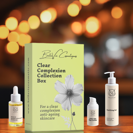 Clear Complexion Collection Box – Natural Skincare Set for Acne and Aging Skin