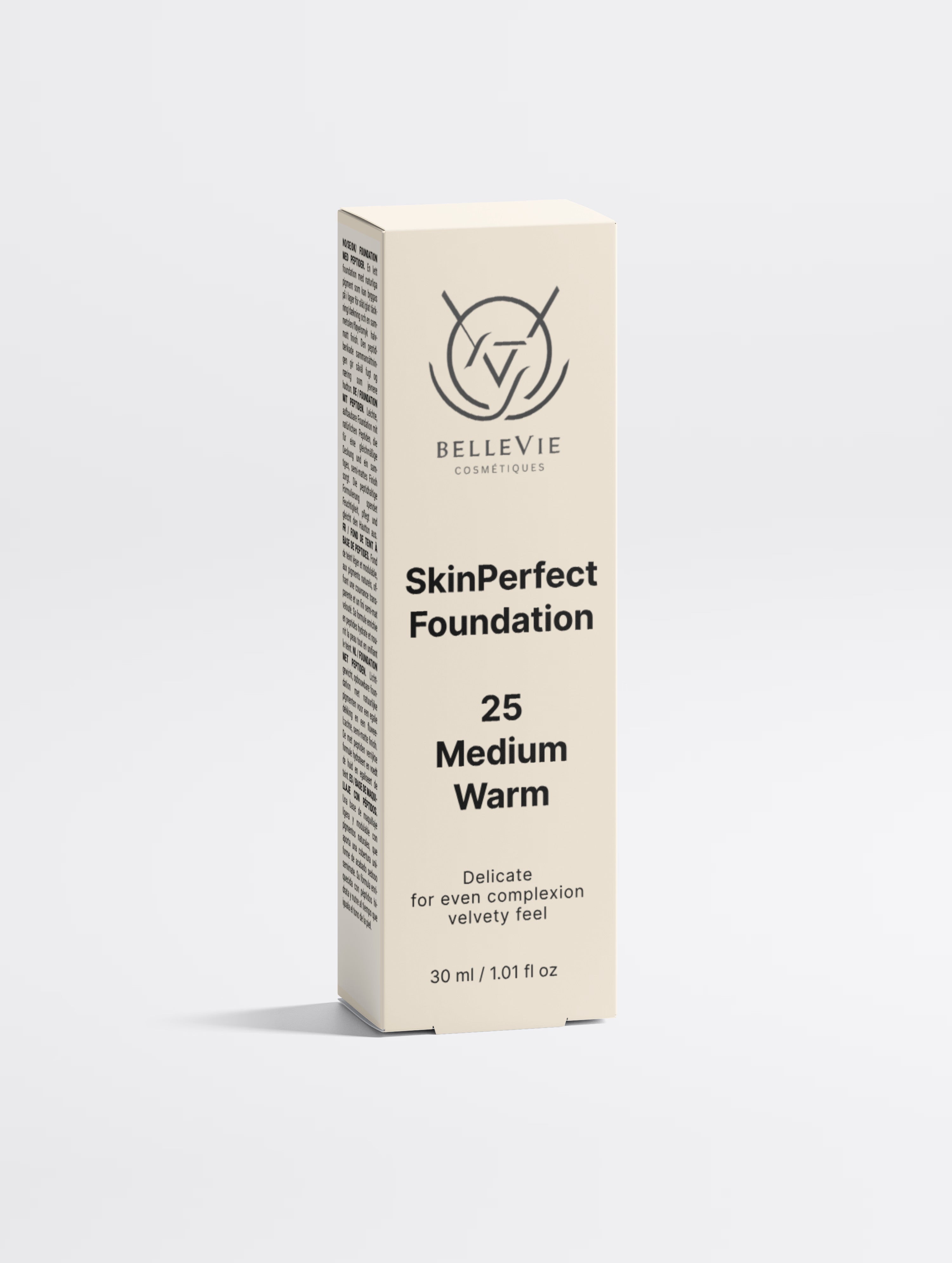 Peptide Skin-Perfecting Foundation - 25 Medium Warm | Medium Skin, Golden Undertone