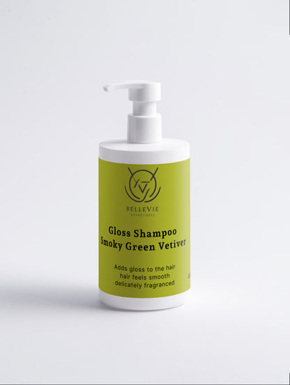Gloss Shampoo Smoky Green Vetiver 400ml – Glans + Soepele Haarvernieuwing