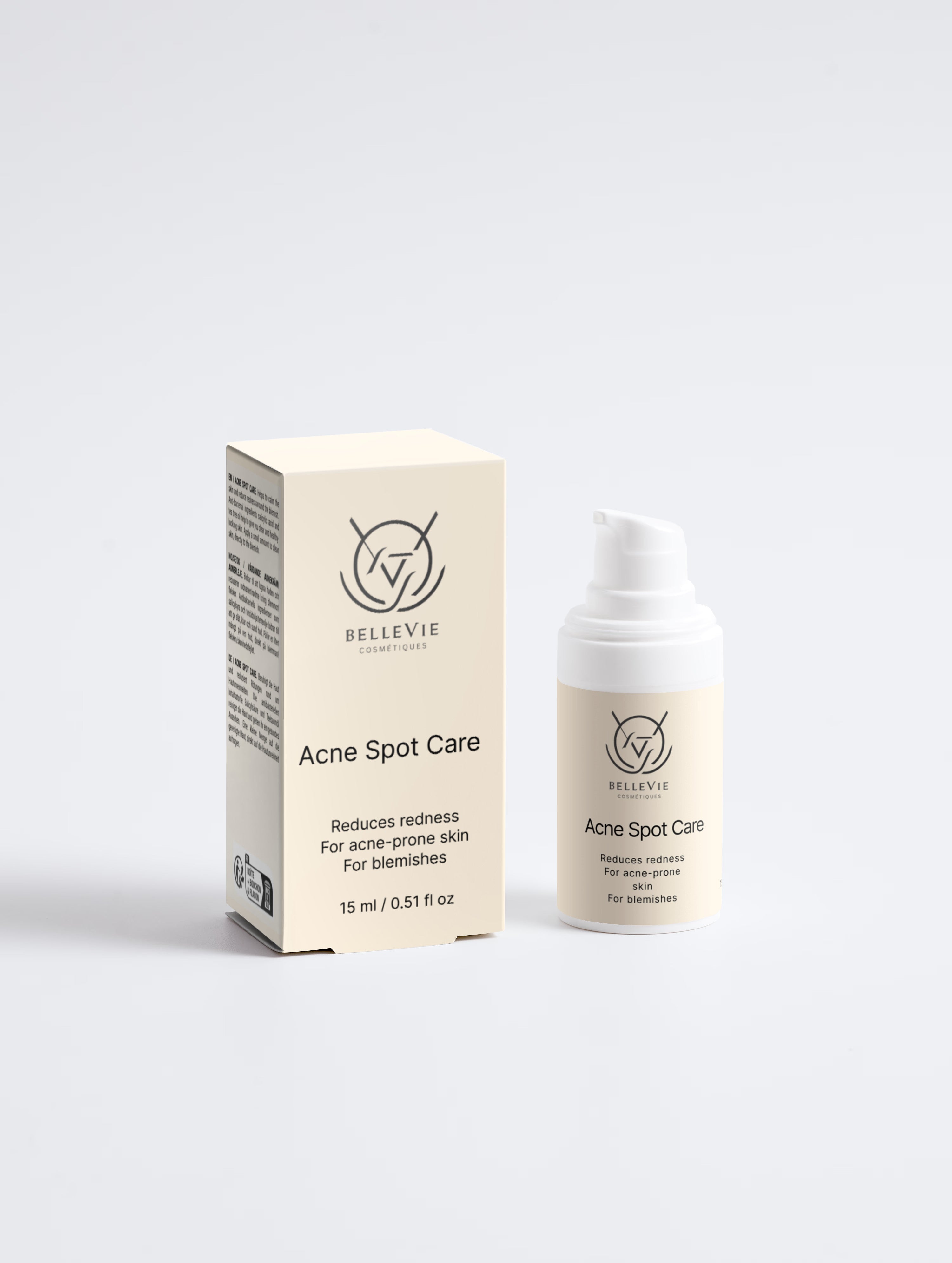 Tratament local pentru acnee 15ml – Tratament rapid pentru coșuri (arbore de ceai + acid salicilic)