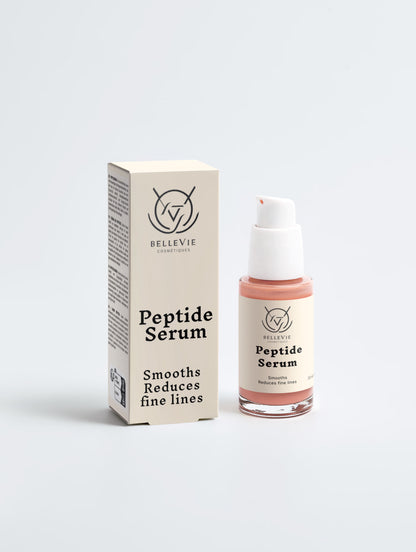 Ser anti-îmbătrânire cu peptide 30ml – Netedește liniile fine, firmează și hidratează