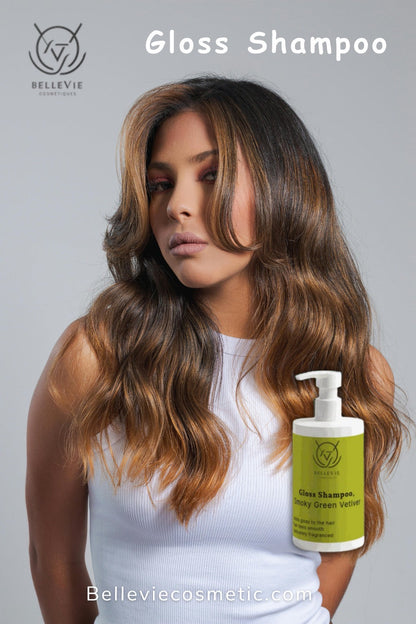 Botanical shampoo for shiny and revitalized hair