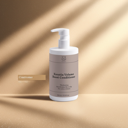 Keratin Volume Boost Conditioner 390ml – Nourish, Smooth & Amplify Volume