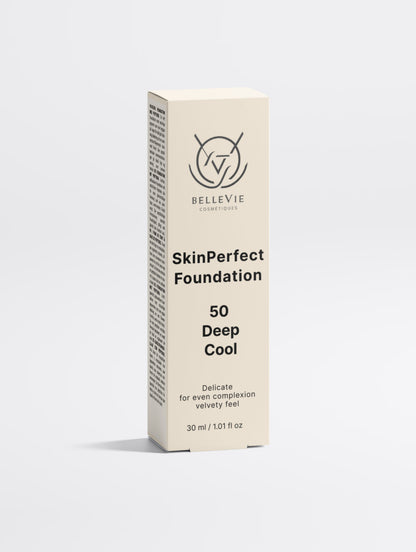 Peptide Skin-Perfecting Foundation - 50 Deep Cool | Deep Skin, Cool Undertone