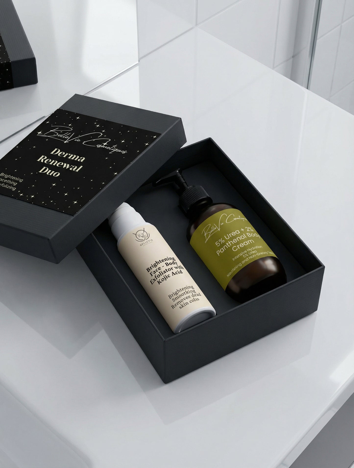 Derma Renewal Duo – Kirkastava Kuorinta + Urea Suojavoide