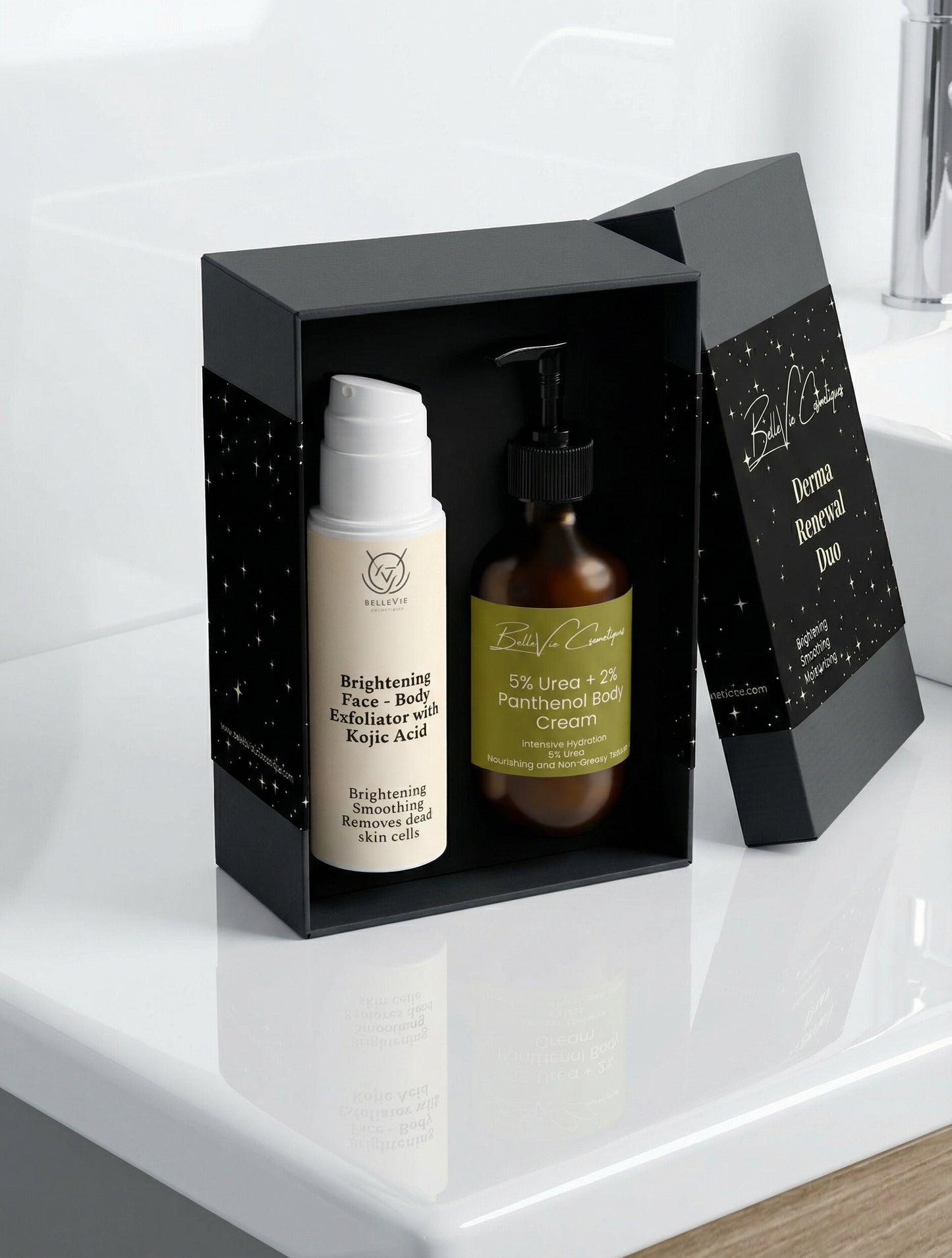 Derma Renewal Duo – Kirkastava Kuorinta + Urea Suojavoide