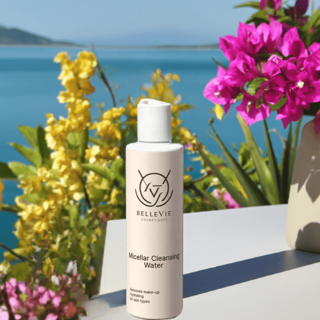 200ml Micellar Cleansing Water – Belle Vie’s hydrating solution for effortless makeup removal and skin calming
