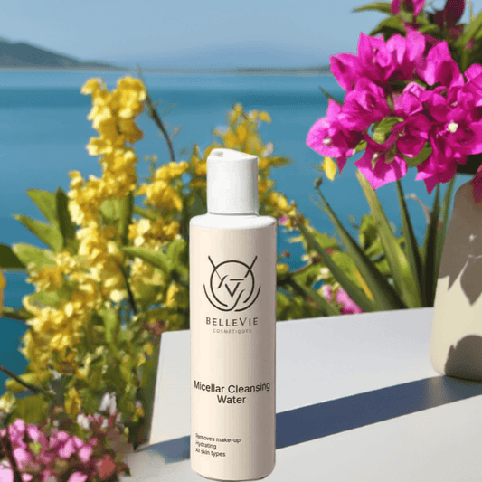 200ml Micellar Cleansing Water – Belle Vie’s hydrating solution for effortless makeup removal and skin calming