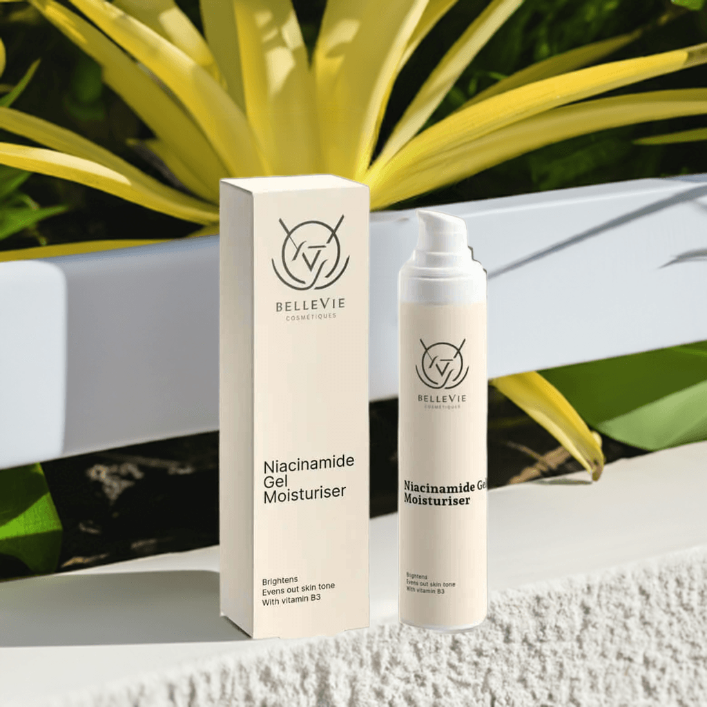 Niacinamide Gel Moisturiser 50ml – improve skin texture and tone with Belle Vie’s lightweight hydrating formula