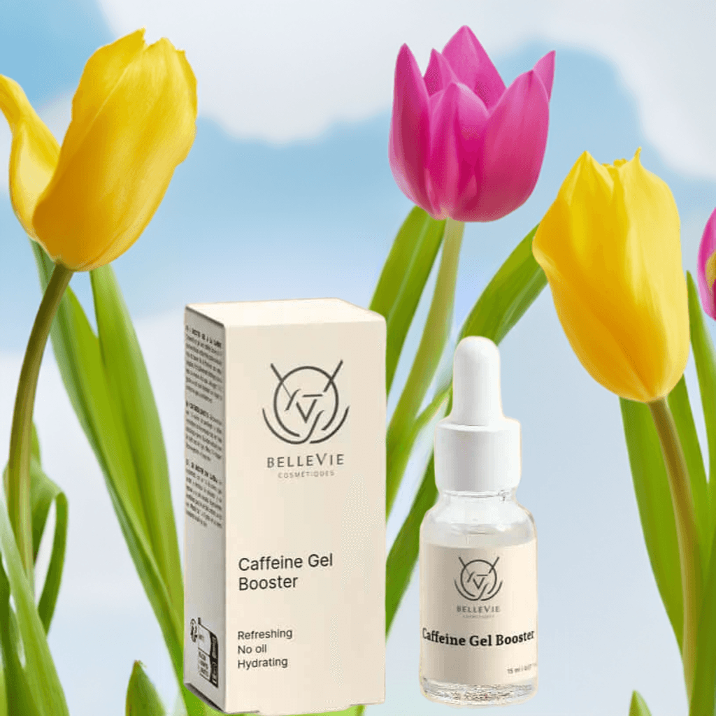 Caffeine Gel Booster 15ml – Belle Vie’s concentrate for rejuvenated skin with caffeine’s revitalizing power