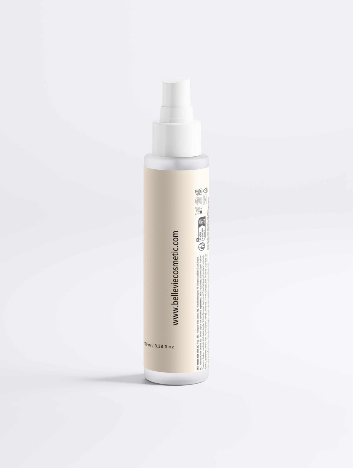 Hair Revival Bundle featuring a single slim beige leave-in hair mist bottle with a white spray pump and minimal label