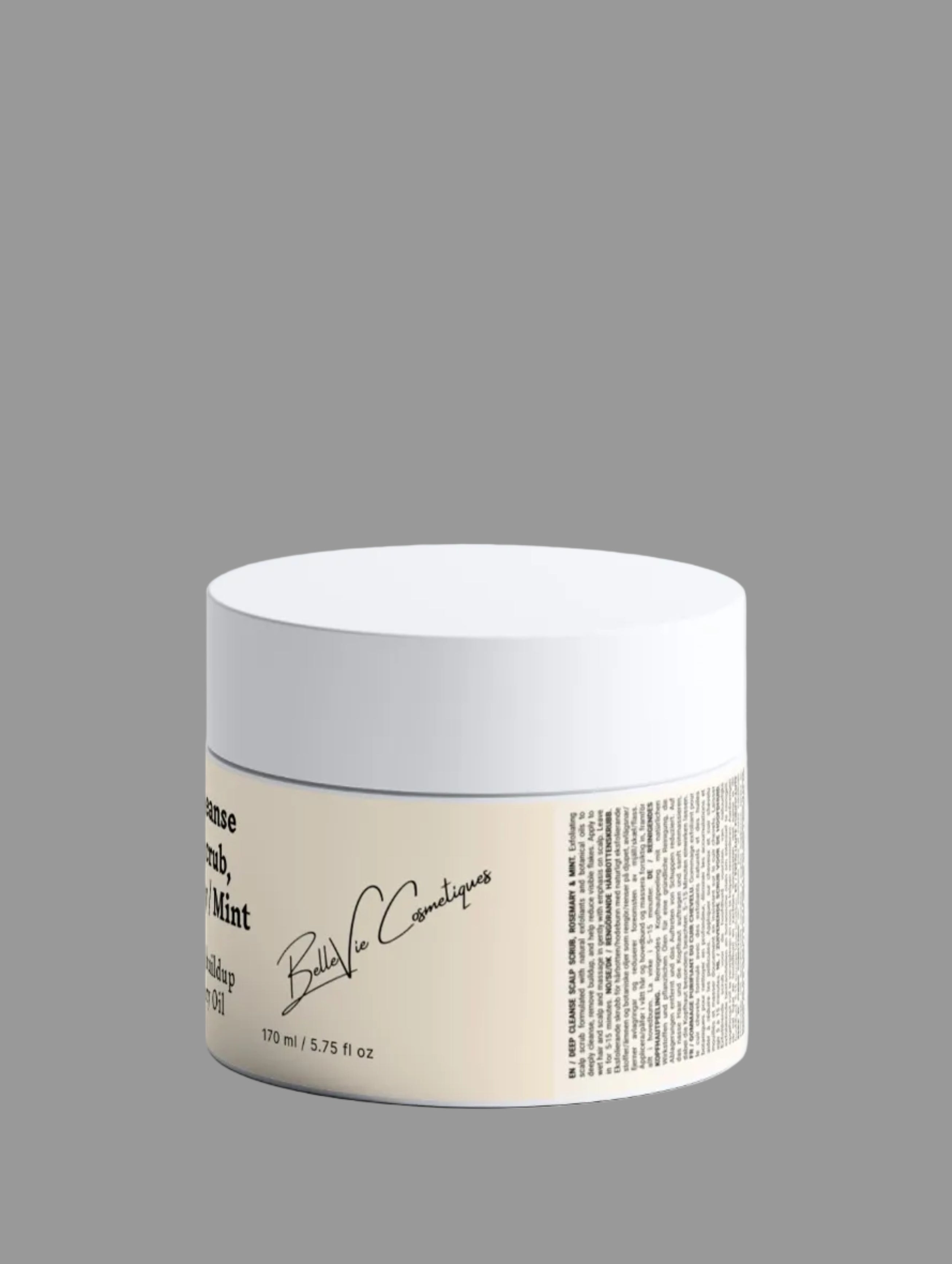 A white cosmetic jar with a cream-colored label, featuring the signature of Paulaenc, photographed on a clean white background.