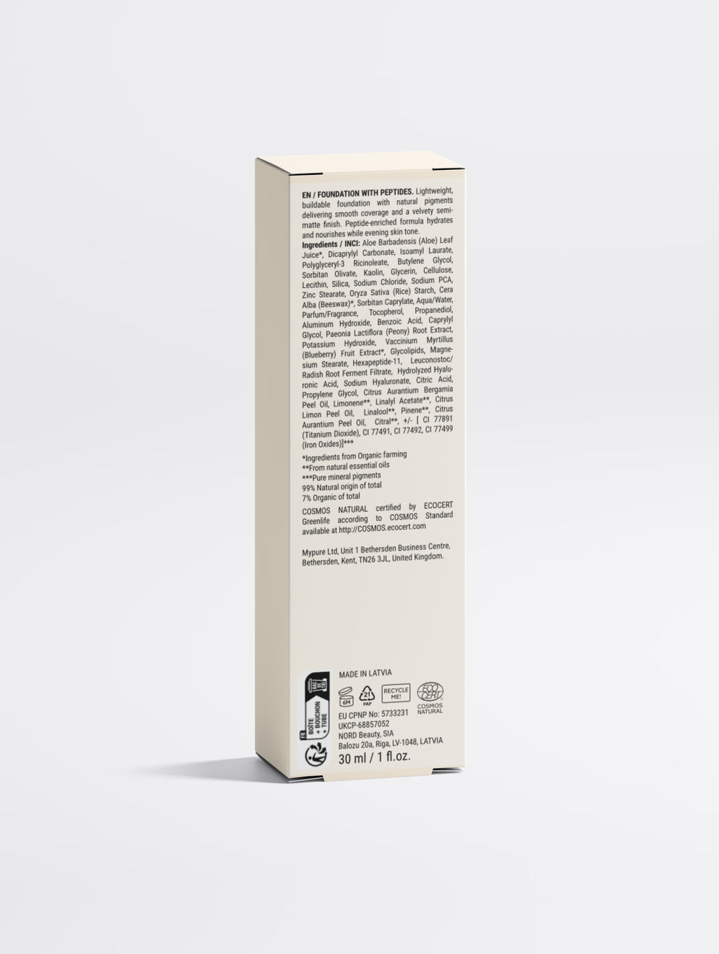 Peptide Skin-Perfecting Foundation - 35 Tan Warm | Tan Skin, Warm Undertone