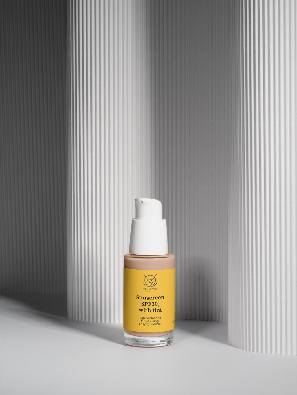 Tonede mineralske solcreme SPF 30 - Daglig UV-beskyttelse og naturlig glød