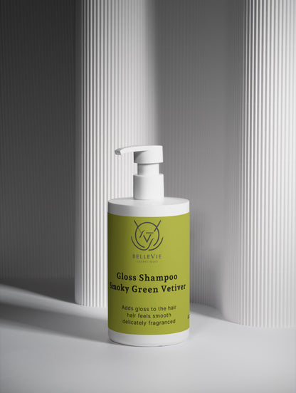 Gloss Shampoo Smoky Green Vetiver 400ml – Glans + Soepele Haarvernieuwing