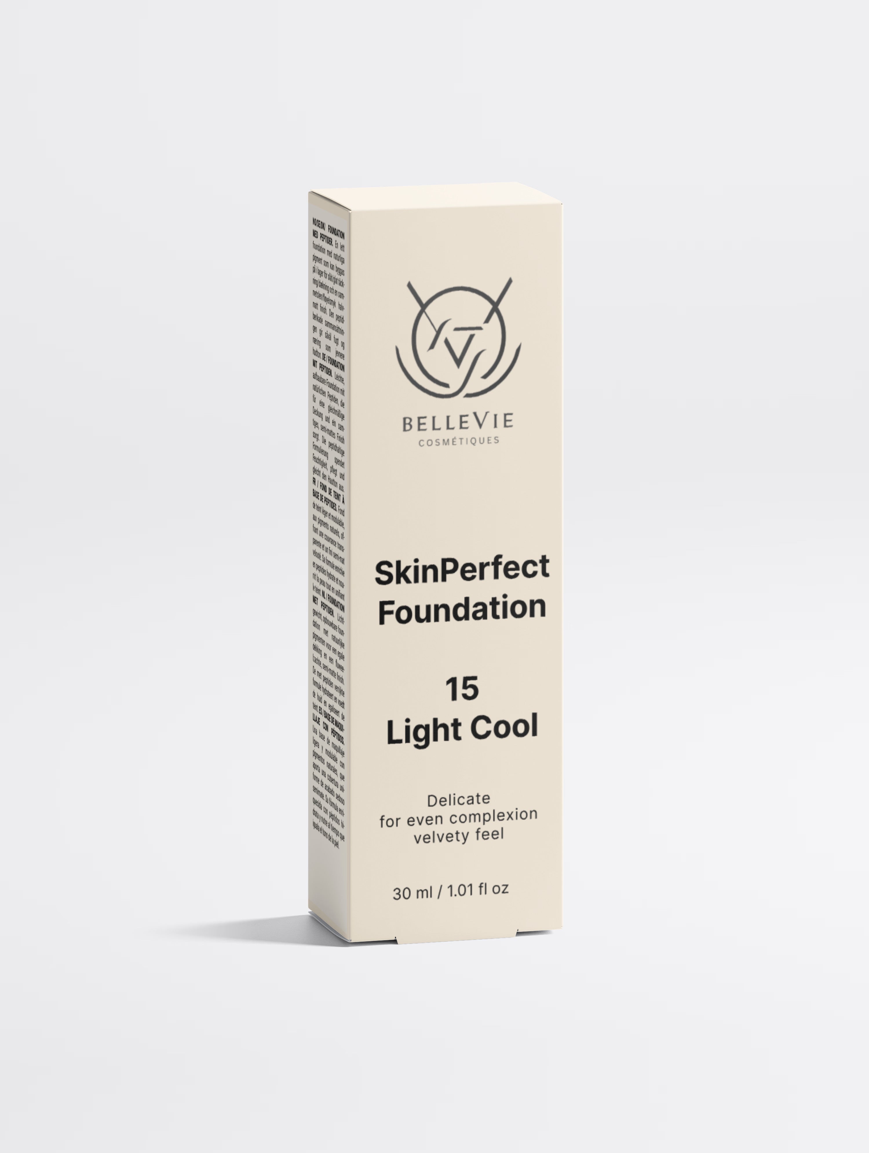 Peptide Skin-Perfecting Foundation - 15 Light Cool | Light Skin, Cool Undertone