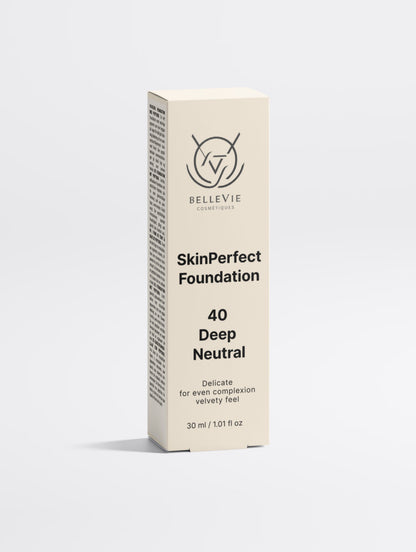 Peptide Skin-Perfecting Foundation - 40 Deep Neutral | Deep Skin, Balanced Coverage